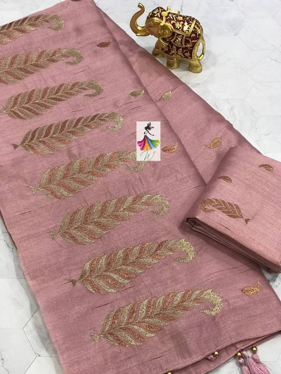 Embroidery Sarees - Womantra