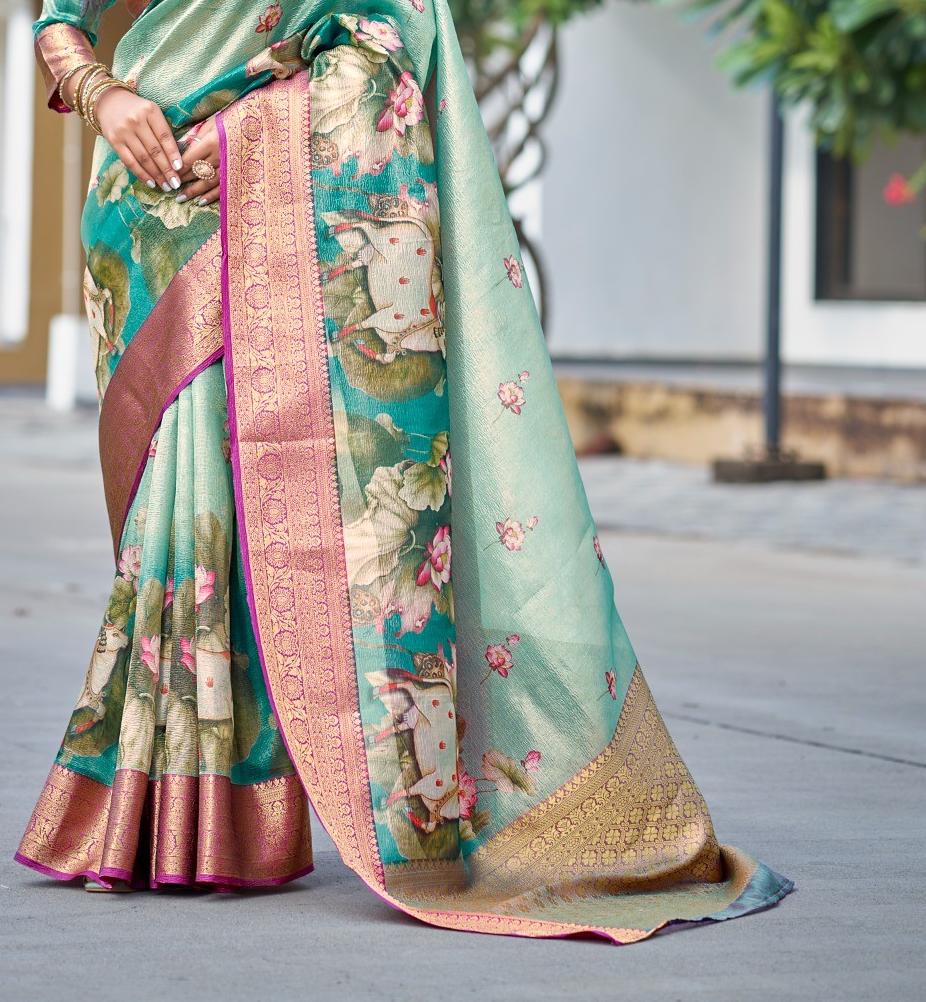 Kota & Tissue Crush Sarees Collection's - Womantra