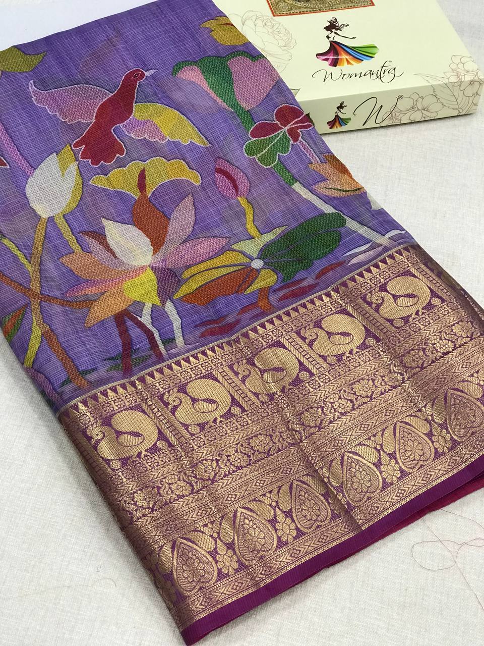 Kota Doriya Rangeela Kota Doriya Digital Print Sari - Womantra